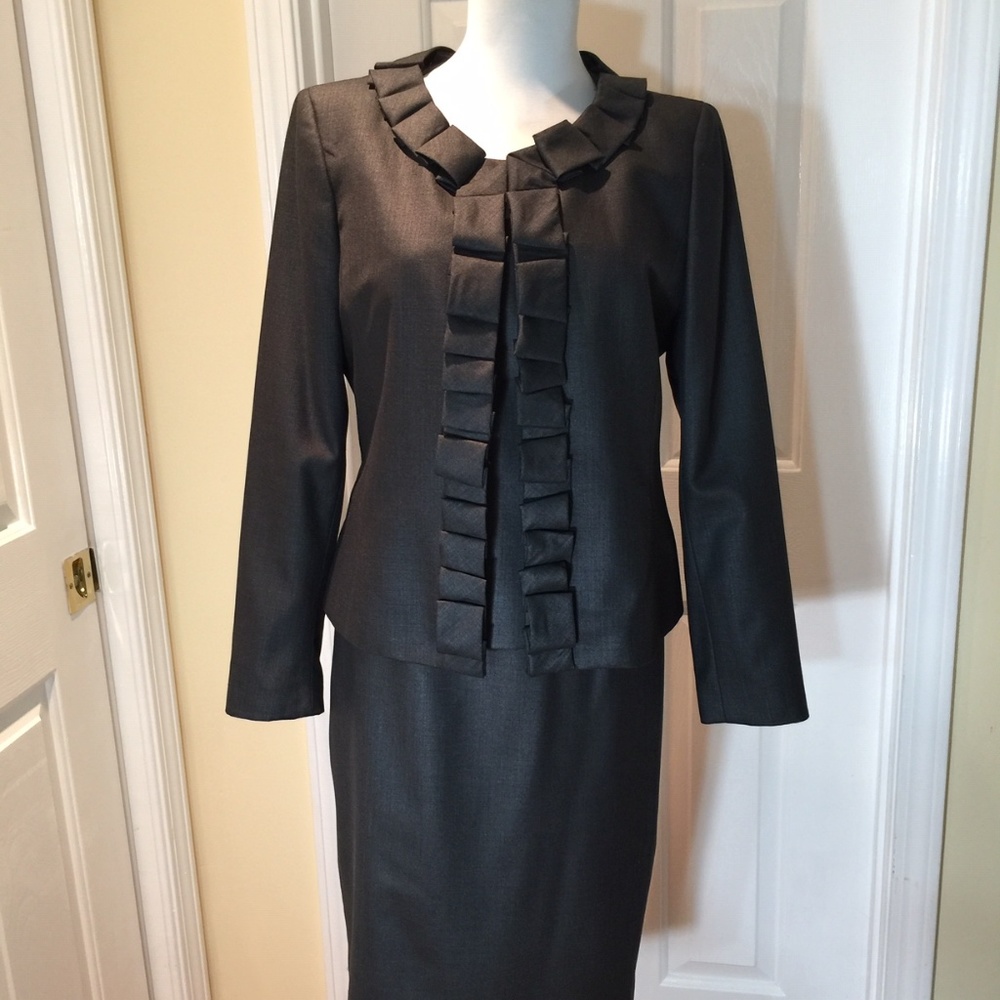 Kasper 3 Piece Suit Set Grey